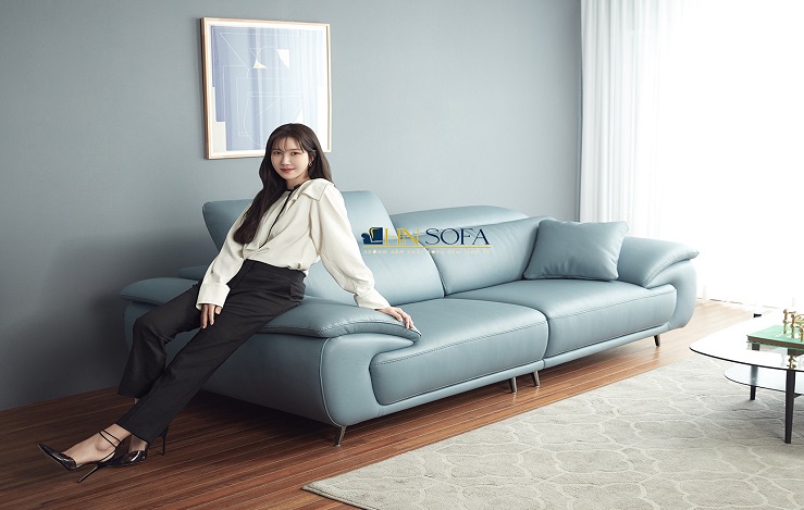 Mẫu sofa văng 2 chỗ da Hàn Quốc HNS29