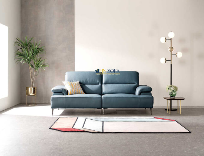 Mẫu sofa mini da hiện đại HNS87 nhỏ gọn được thiết kế riêng cho khách hàng