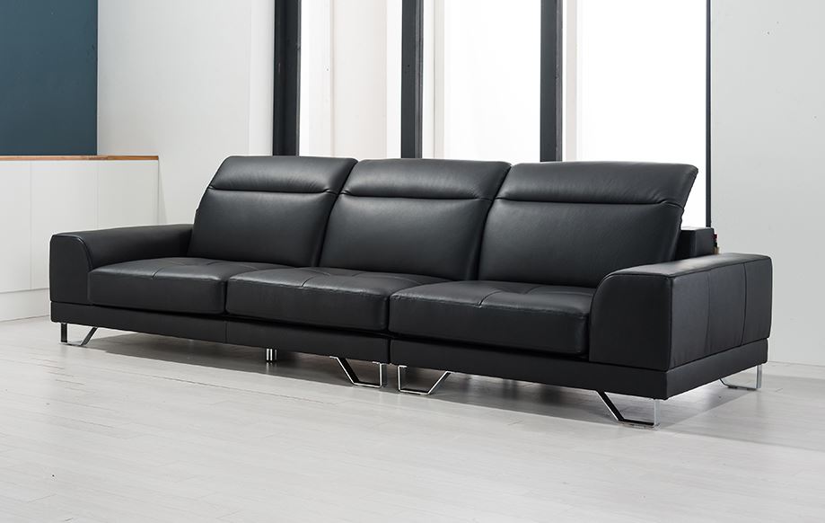 Mẫu sofa văng da Ý hiện đại HNS03 - Ảnh 3