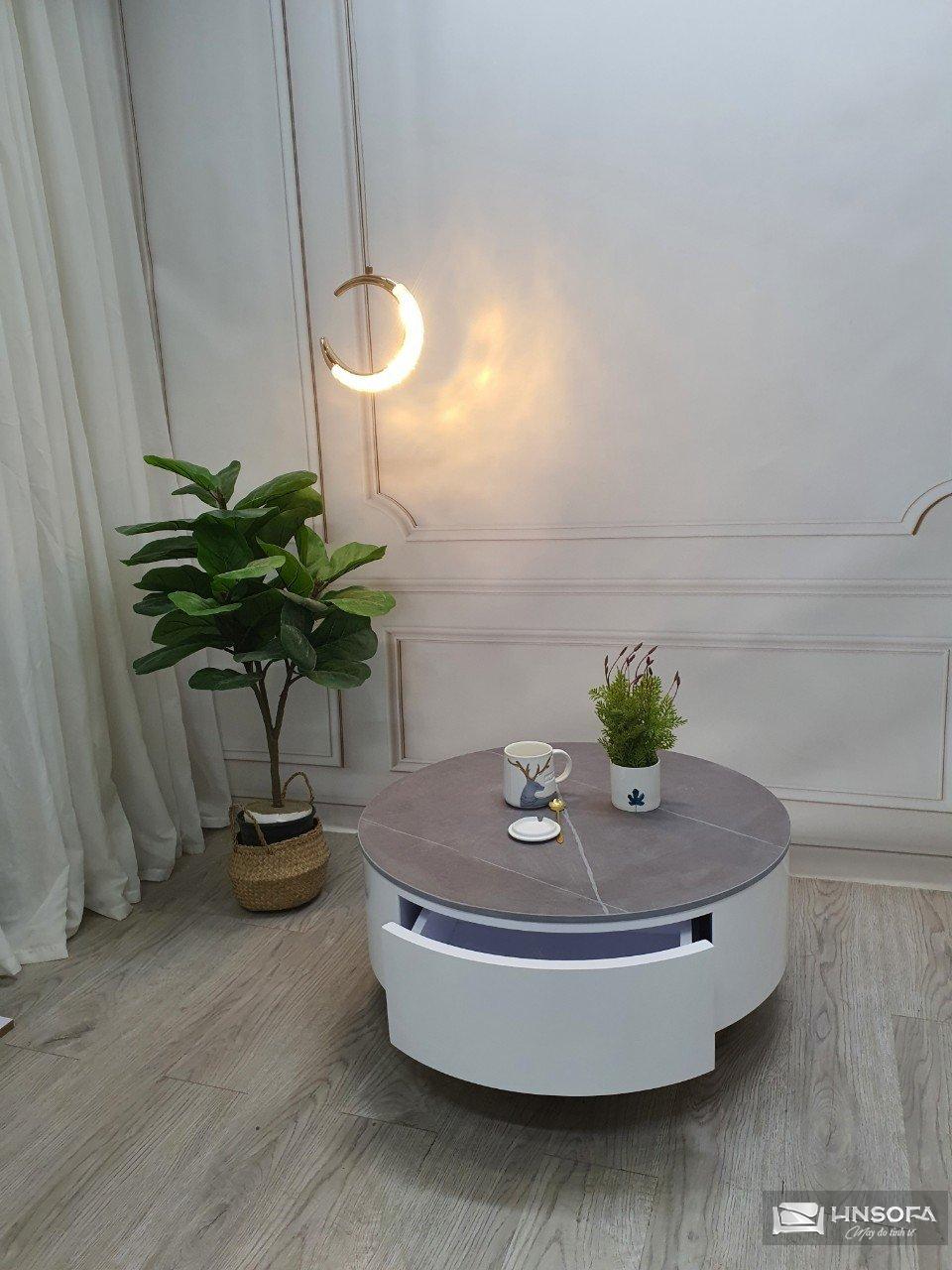 Bàn trà tròn hiện đại BT29 - Ảnh 6