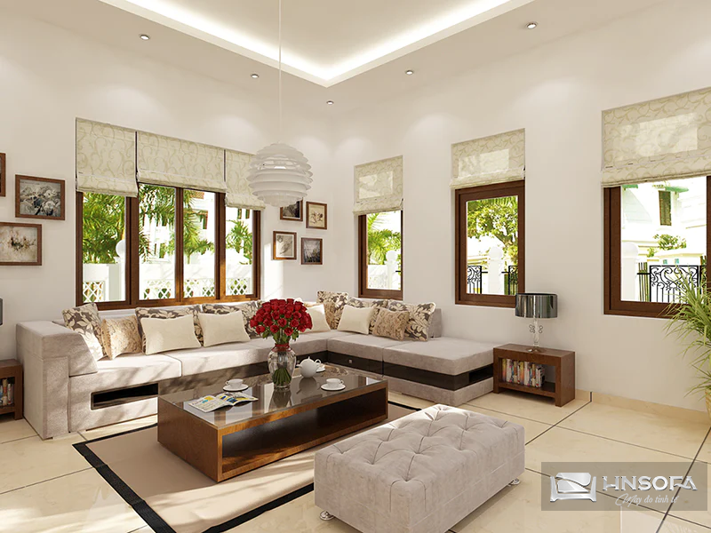Cách bố trí sofa phòng khách phù hợp với không gian nhà bạn