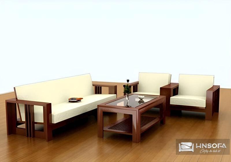 Ghế sofa hộp gỗ dành cho tín đồ mê đồ gỗ 
