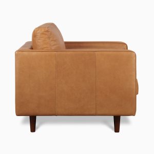 Alternative view of Mẫu sofa đơn da bò cao cấp SFĐ13