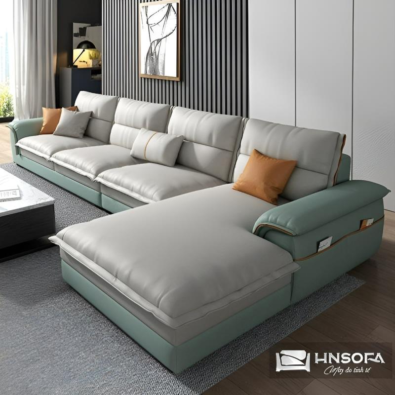 Sofa góc L 3m hiện đại HNS198