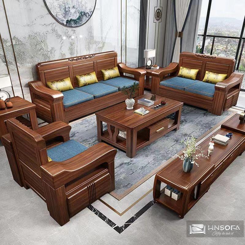 Sofa hộp gỗ cao cấp HNW02