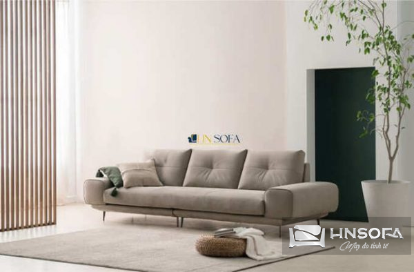 Sofa văng nỉ HNSN15 3 chỗ với thiết kế kiểu mới hiện đại
