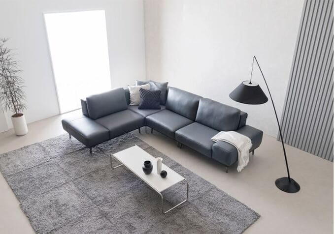 Sofa da góc L HNS15