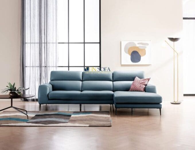 Sofa sử dụng da bò Ý nhập khẩu 100%
